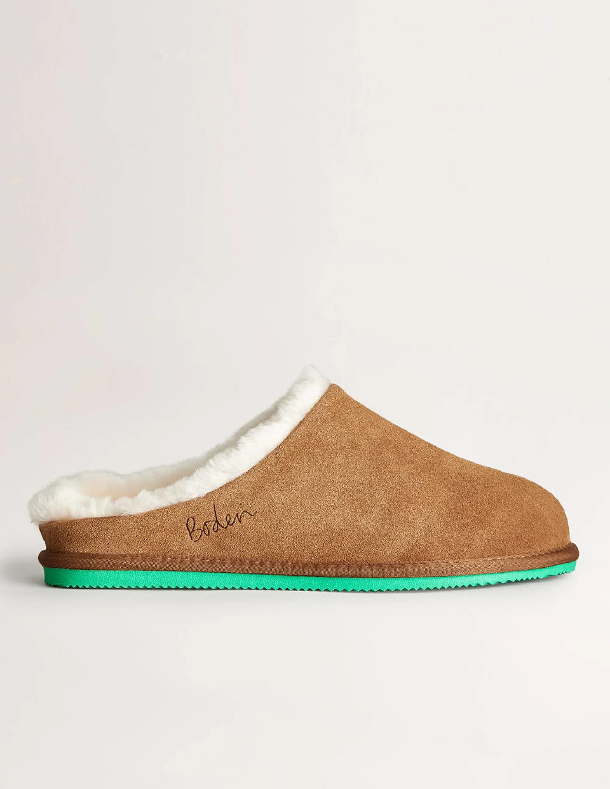 Shearling Slipper-Tan