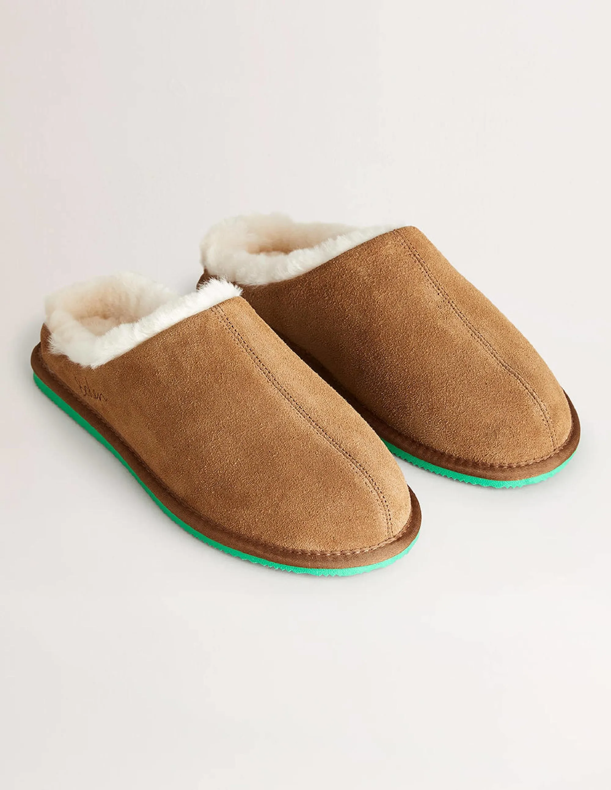 Shearling Slipper-Tan
