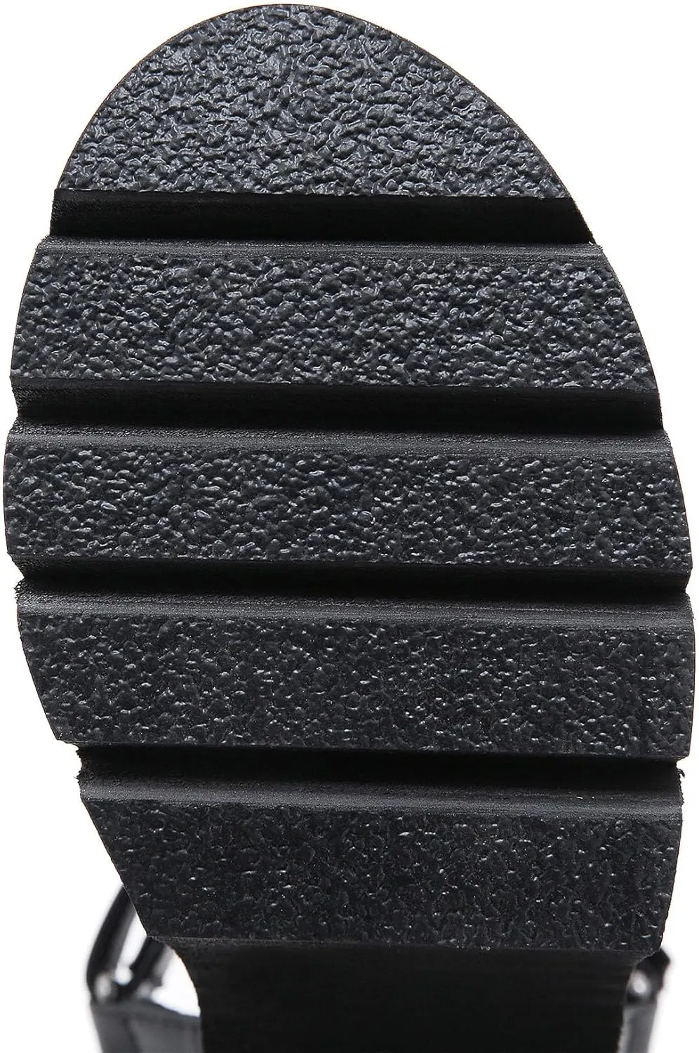 SHEMEE Chunky Platform Gladiator Roman Sandals Women Black Punk Goth Shoes Multi Strap Lightweight Fisherman Wedge Sandal