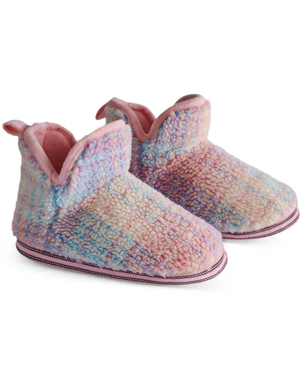 Sherpa Ankle Boot - Pastel Dreams Tartan