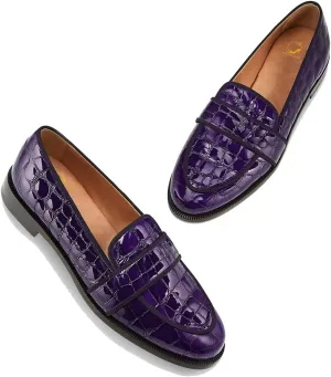 SHODENSE Women Round Toe Loafers Flats Velvet Slip On Dress Shoes Comfortable Casual 1 inch Flat Heel Penny Loafers Suede Office Ladies Work Walking Flat Shoes Drive Elegant 4-11 M US