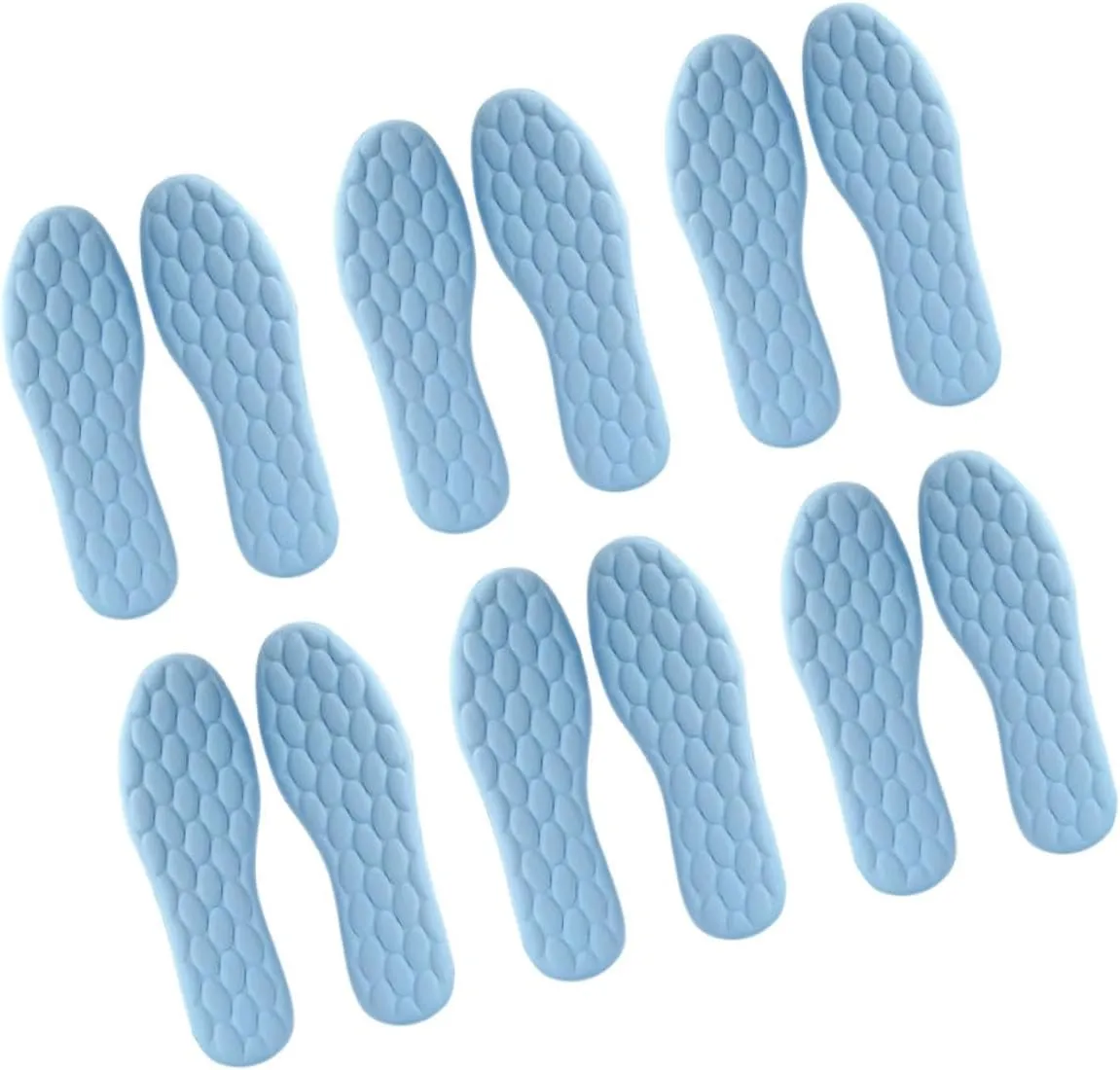 Shoes Insoles 6 Pack Soft and Breathable Women's Sports Insoles Shock Absorbing and Comfortable Foot Pads for Basketball