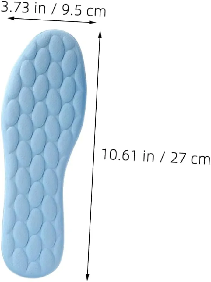 Shoes Insoles 6 Pack Soft and Breathable Women's Sports Insoles Shock Absorbing and Comfortable Foot Pads for Basketball