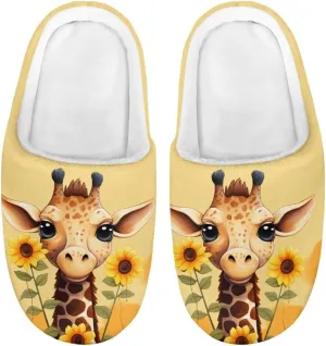 Showudesigns Slippers for Boys Fluffy House Shoes for Girls 9-14.5 Kids Slipper
