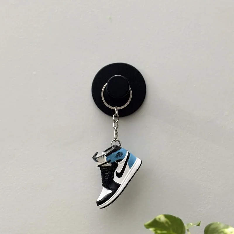 Single Sneaker Keychain - AJ1 Obsidian High With Box