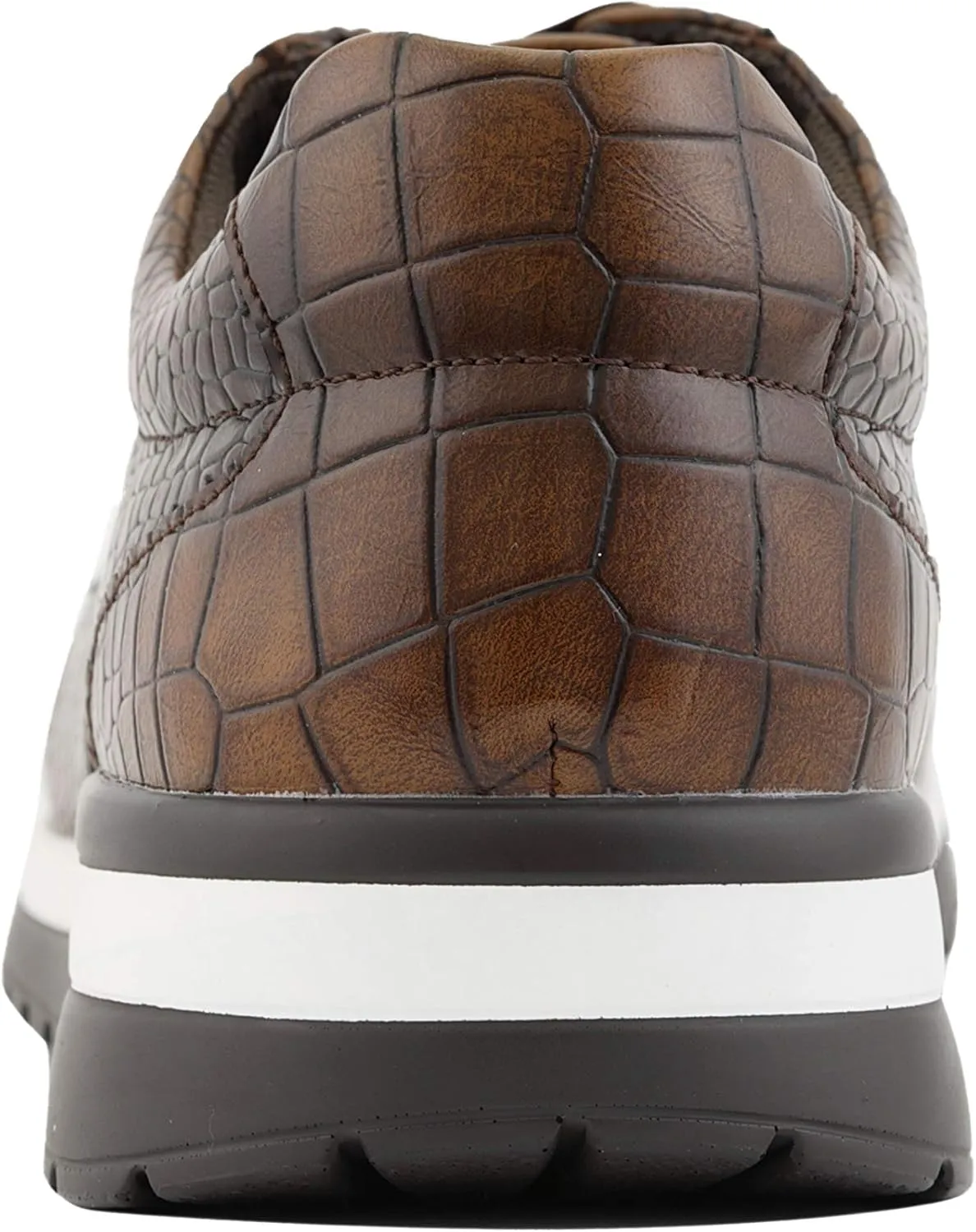 Sio Maverick and Ryder - Men's Sneakers, Low Top and High Top Sneaker Boots - Casual Crocodile Print Sneakers for Men, Stylish Fashion Sneakers for Men