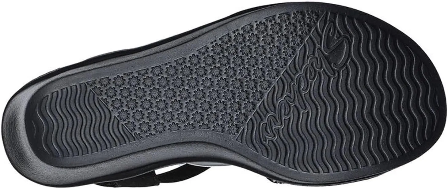 Skechers Women's Rumble on-Queen B2 Wedge Sandal