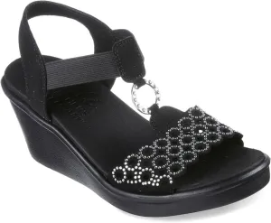 Skechers Women's Rumble on-Queen B2 Wedge Sandal