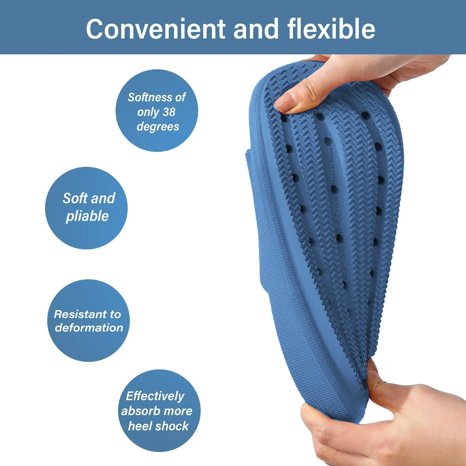 Slides Pillow Slippers for Women and Men Non Slip Quick Drying Shower Slides Bathroom Sandals | Thick Sole | Anti-Slip Cloud Slippers Lightweight Spa Open Toe Shower Sandals | Indoor & Outdoor