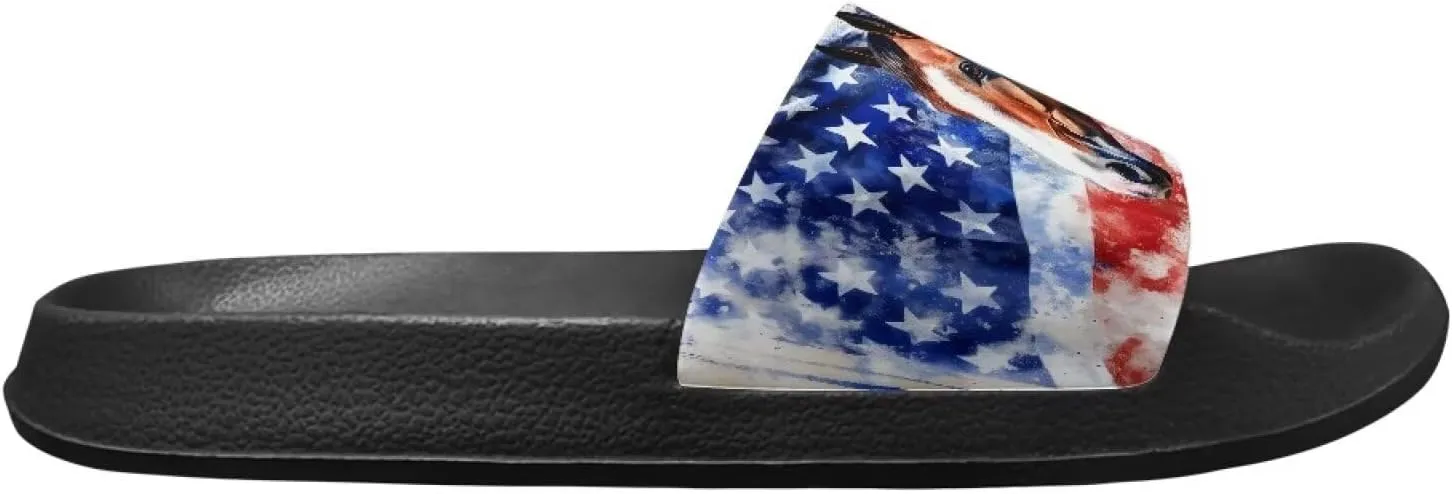 Slippers for Women Men EVA Non Slip Quick Drying Sandal Fashion Breathable House Travel for Horse Racing Festival Slides Size 5-12.5 White Sole