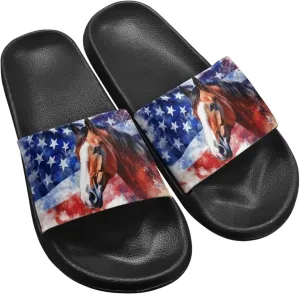 Slippers for Women Men EVA Non Slip Quick Drying Sandal Fashion Breathable House Travel for Horse Racing Festival Slides Size 5-12.5 White Sole