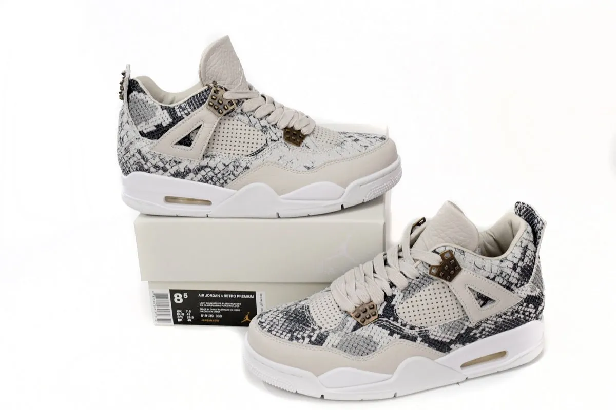 “Snakeskin” Air Stylish design Express international shipping Jordan Premium 4