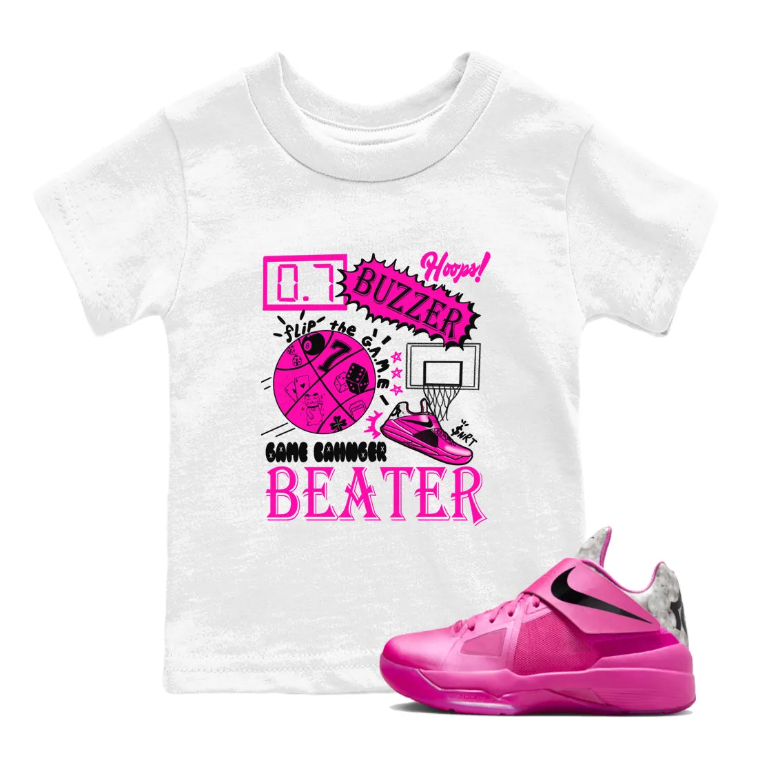 Sneaker Game Aunt Exclusive savings - Changer Kids Nike 4 KD SNRT On-sale Pearl Tees