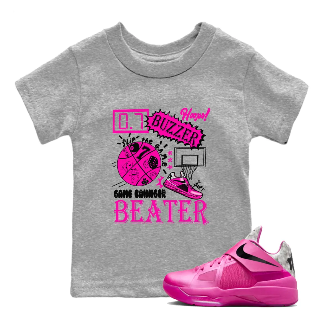 Sneaker Game Aunt Exclusive savings - Changer Kids Nike 4 KD SNRT On-sale Pearl Tees
