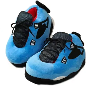 Sneaker Slippers Non Slip Sole Indoor House Plush Slippers Unisex Indoor Floor Cotton Shoes