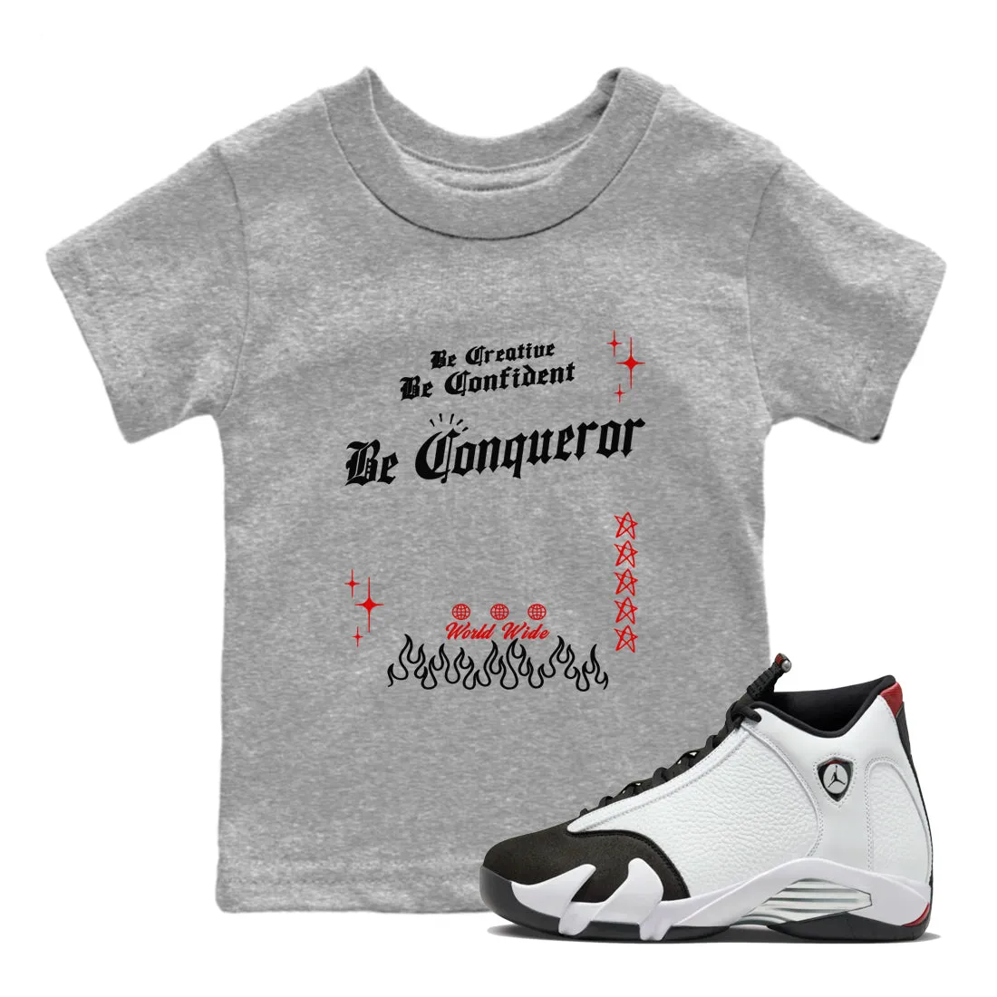 Sneaker Tees - SNRT Kids Toe Black Be Air Conqueror Quick turnaround Percentage-off Jordan 14