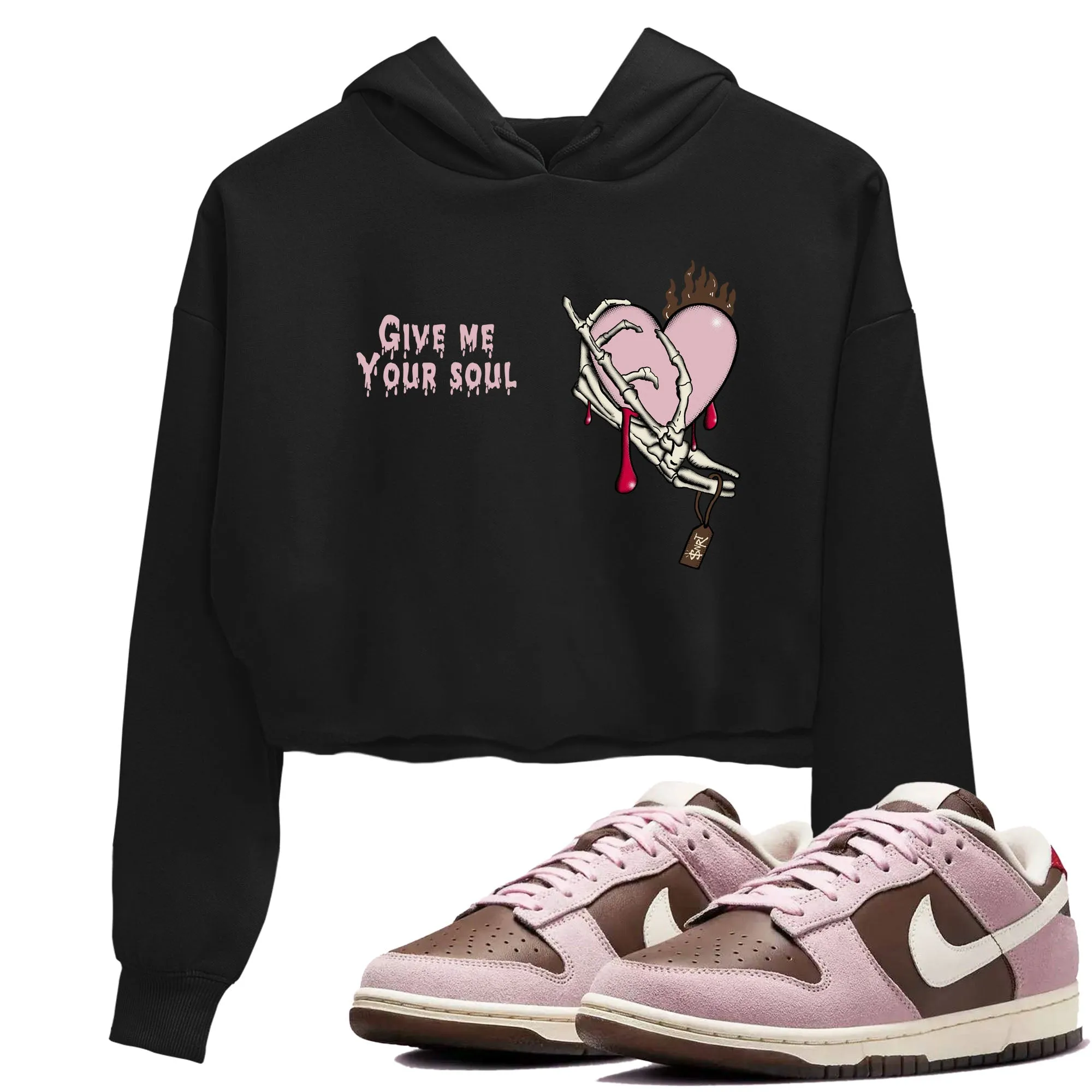 Sneaker Top Best-seller Stylish design Pink Cacao SNRT Foam Soul - Your And Me Dunk Give Women's Wow