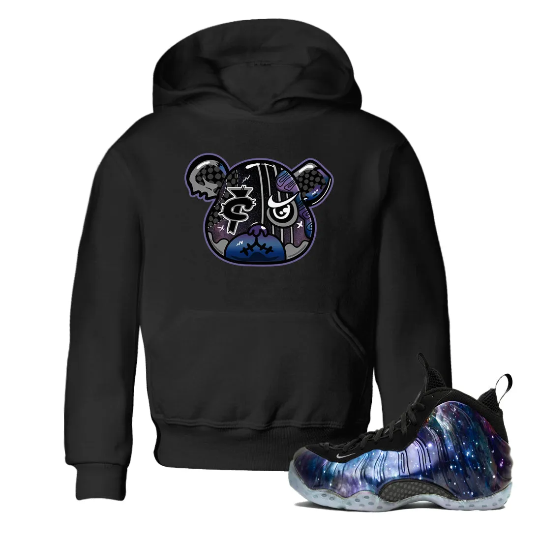 SNRT - Bear Kids Foamposite Galaxy Air Foamposite Customer-focused Tees Sneaker One Rave reviews