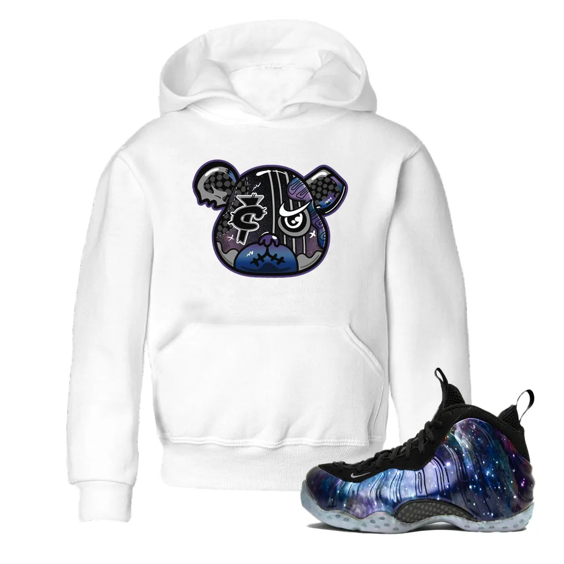 SNRT - Bear Kids Foamposite Galaxy Air Foamposite Customer-focused Tees Sneaker One Rave reviews