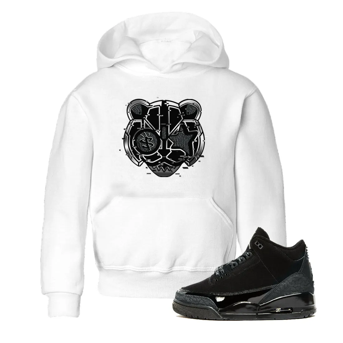 SNRT Digital Face Sneaker Air Cat Jordan - Black Cat Personalized assistance Price drop Tees Kids 3