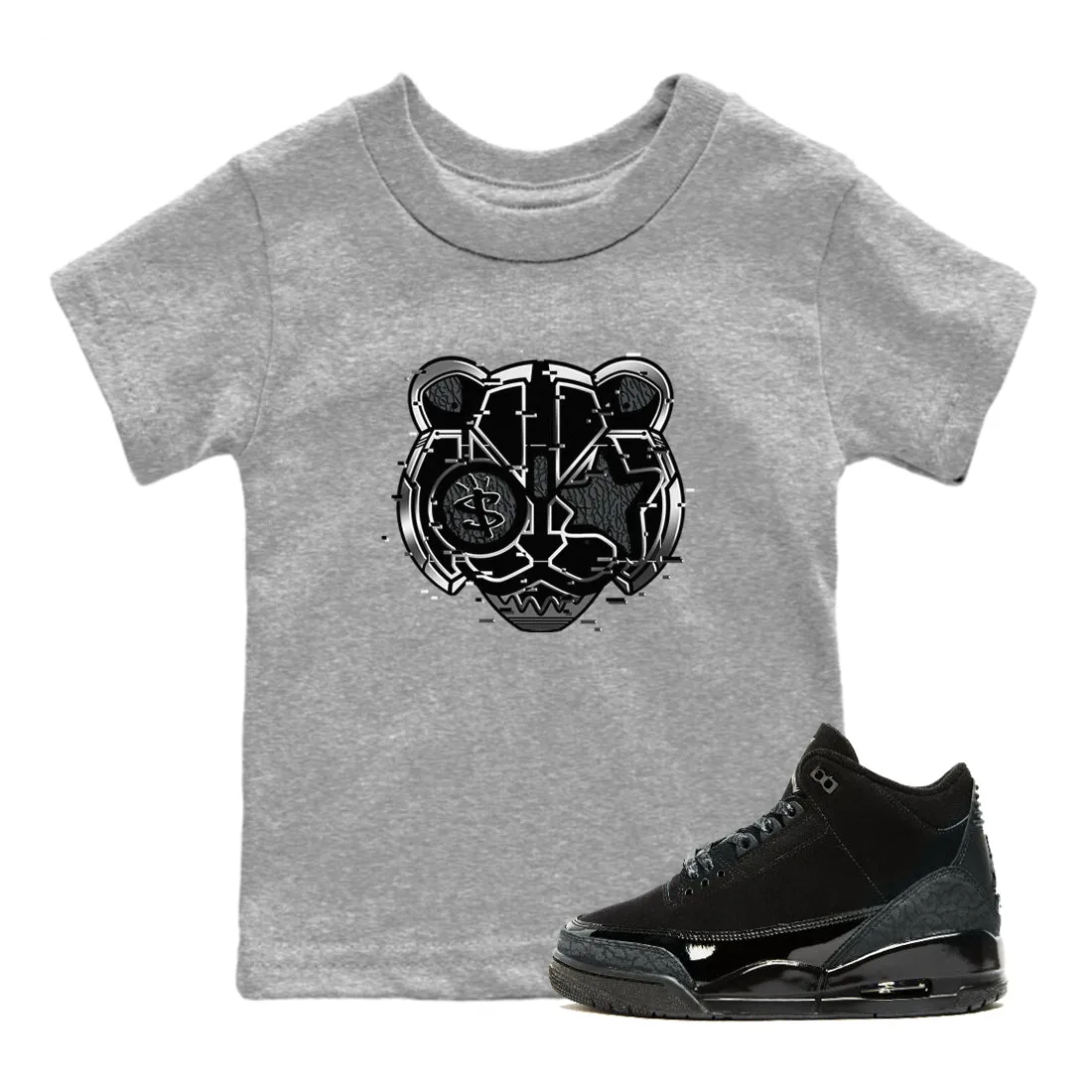 SNRT Digital Face Sneaker Air Cat Jordan - Black Cat Personalized assistance Price drop Tees Kids 3