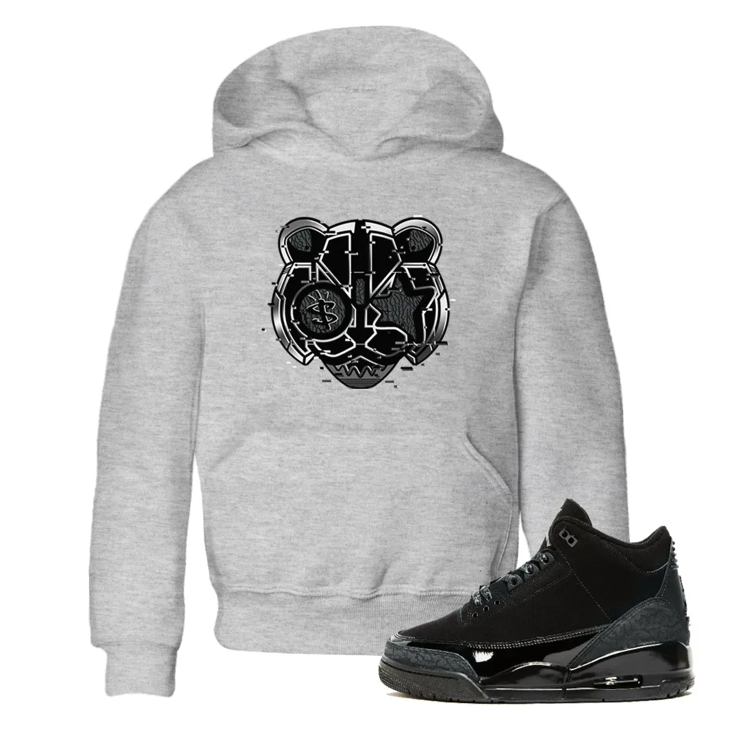 SNRT Digital Face Sneaker Air Cat Jordan - Black Cat Personalized assistance Price drop Tees Kids 3