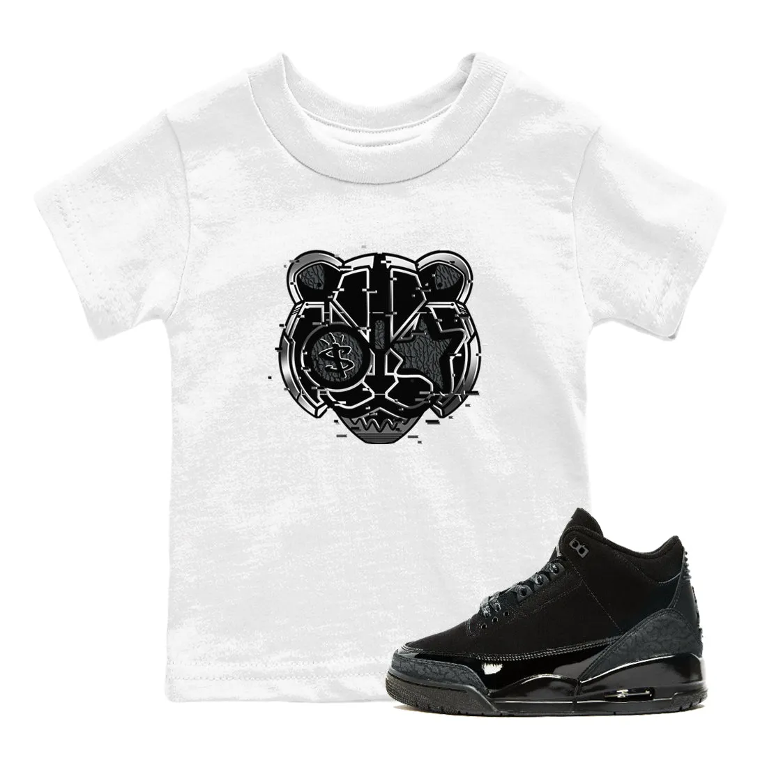 SNRT Digital Face Sneaker Air Cat Jordan - Black Cat Personalized assistance Price drop Tees Kids 3