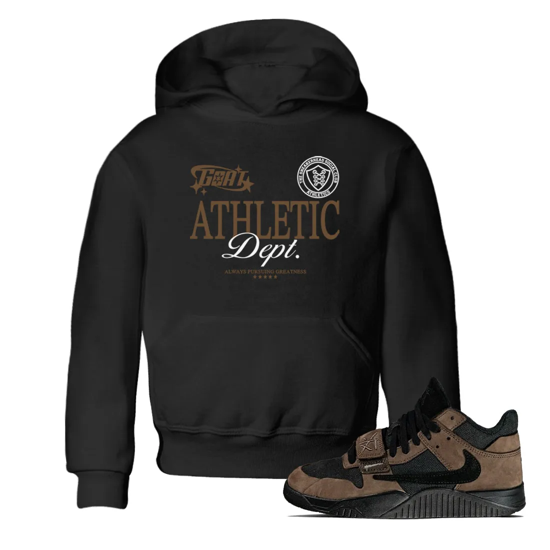 SNRT Jordan Athletic Goat Sneaker Dept - Scott Tees Dark Kids Jack Expansive catalogue Mocha Jumpman On-demand assistance Travis