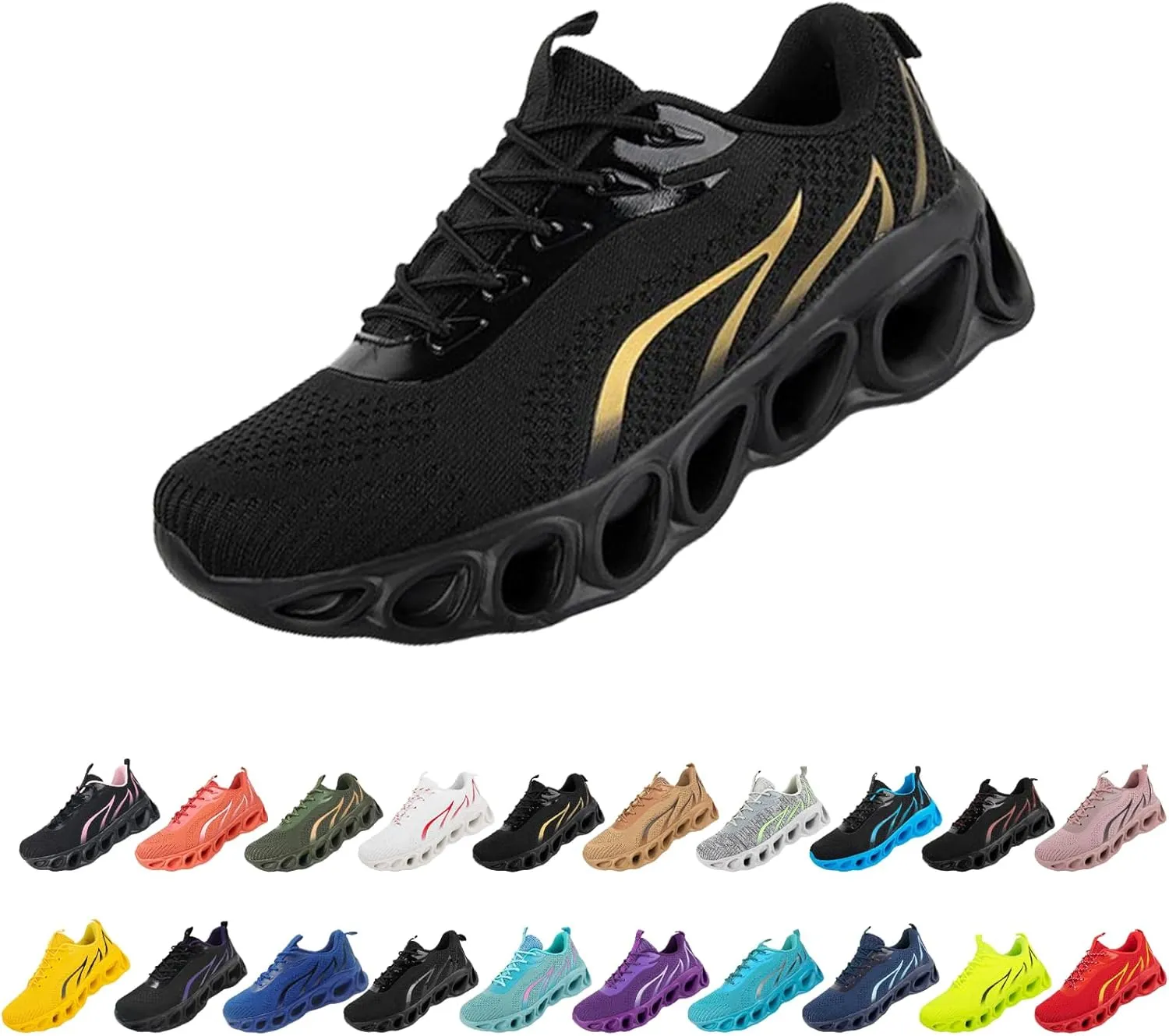 Softsfeel Women's Relieve Foot Pain Walking Shoes, Orthopedic Shoes for Wide Feet Women