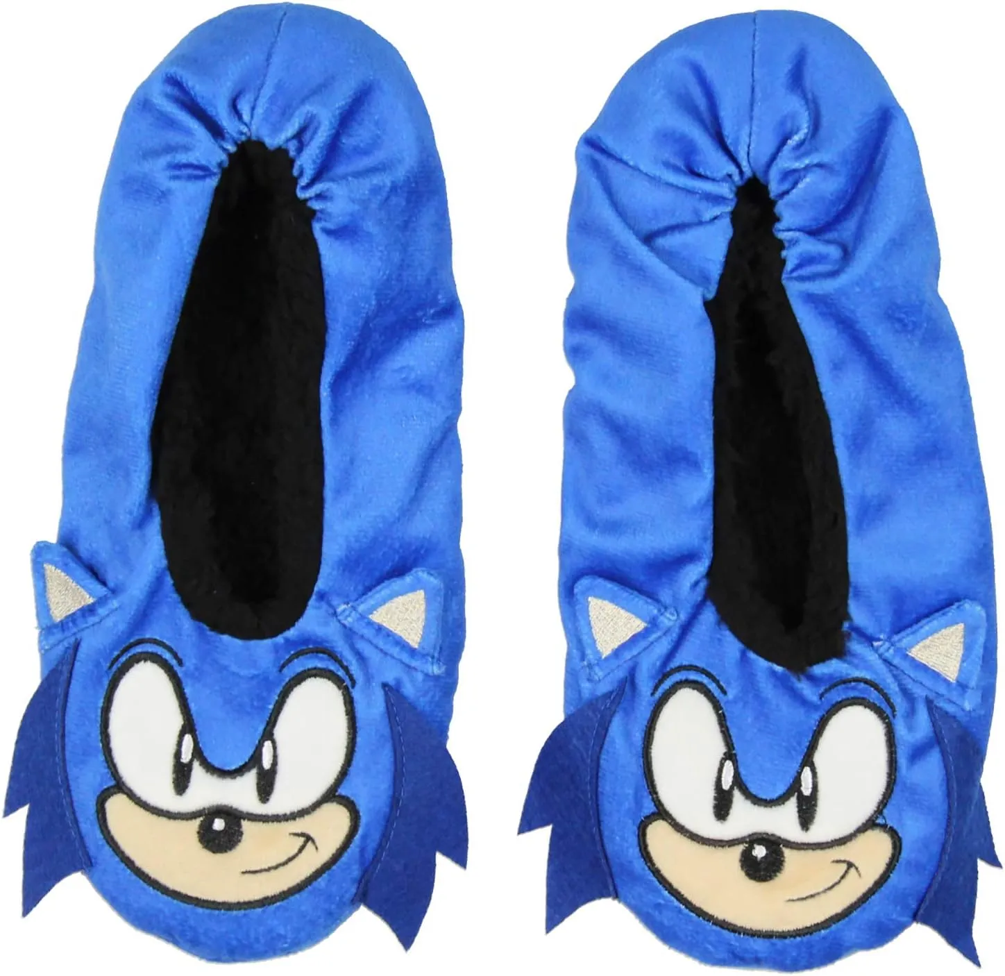 Sonic The Hedgehog Slippers 3D Character Slipper Socks with No-Slip Sole For Women Men