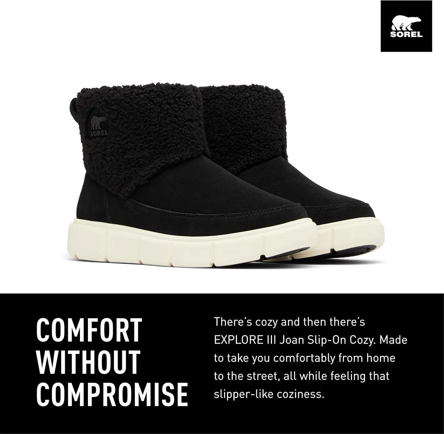 SOREL EXPLORER III SLIP-ON COZY WP