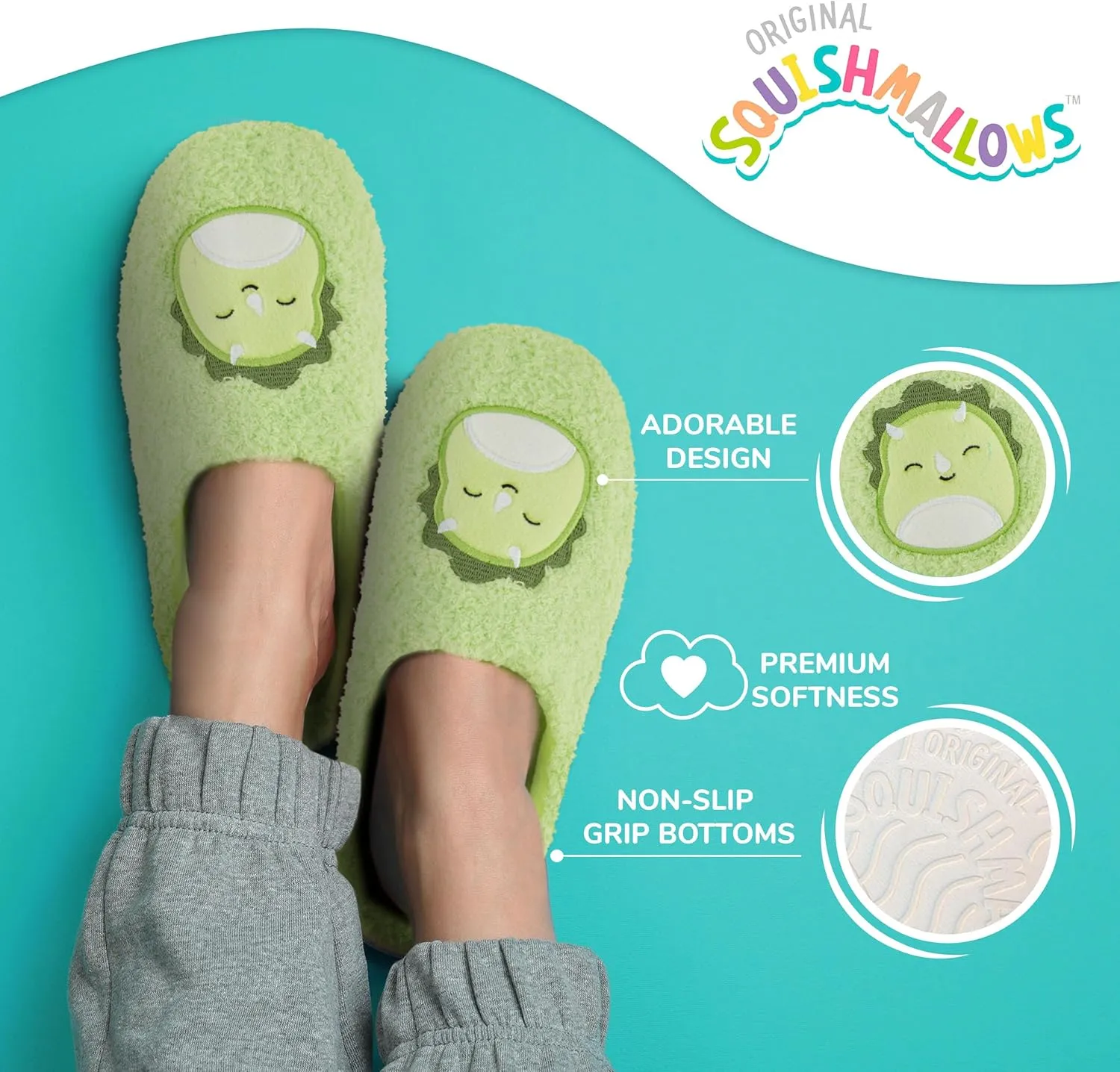 Squishmallows Kids Slippers and Womens Slippers Gifts for Women Extra Cozy Fuzzy House Slippers Slip On