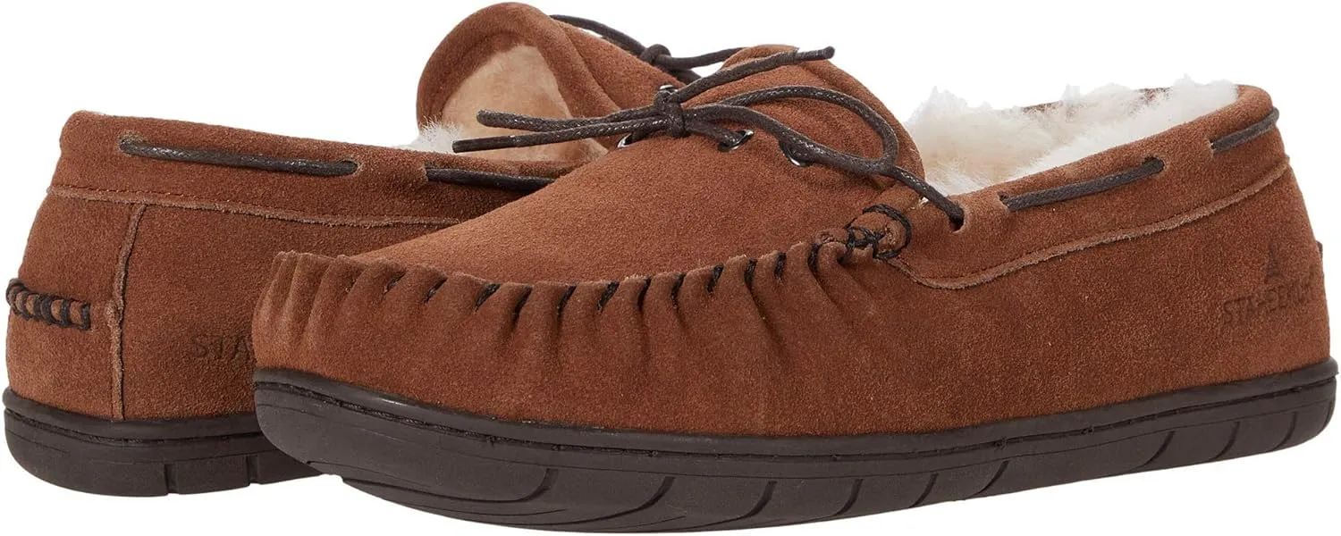 Staheekum Men's Plush Shearling Lined Slipper