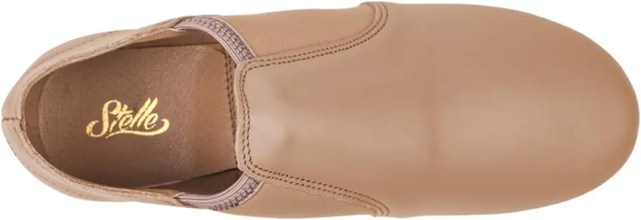 Stelle Jazz Shoes for Girls Boys Leather Unisex Slip-On Dance Shoes (Toddler/Little Kid/Big Kid)