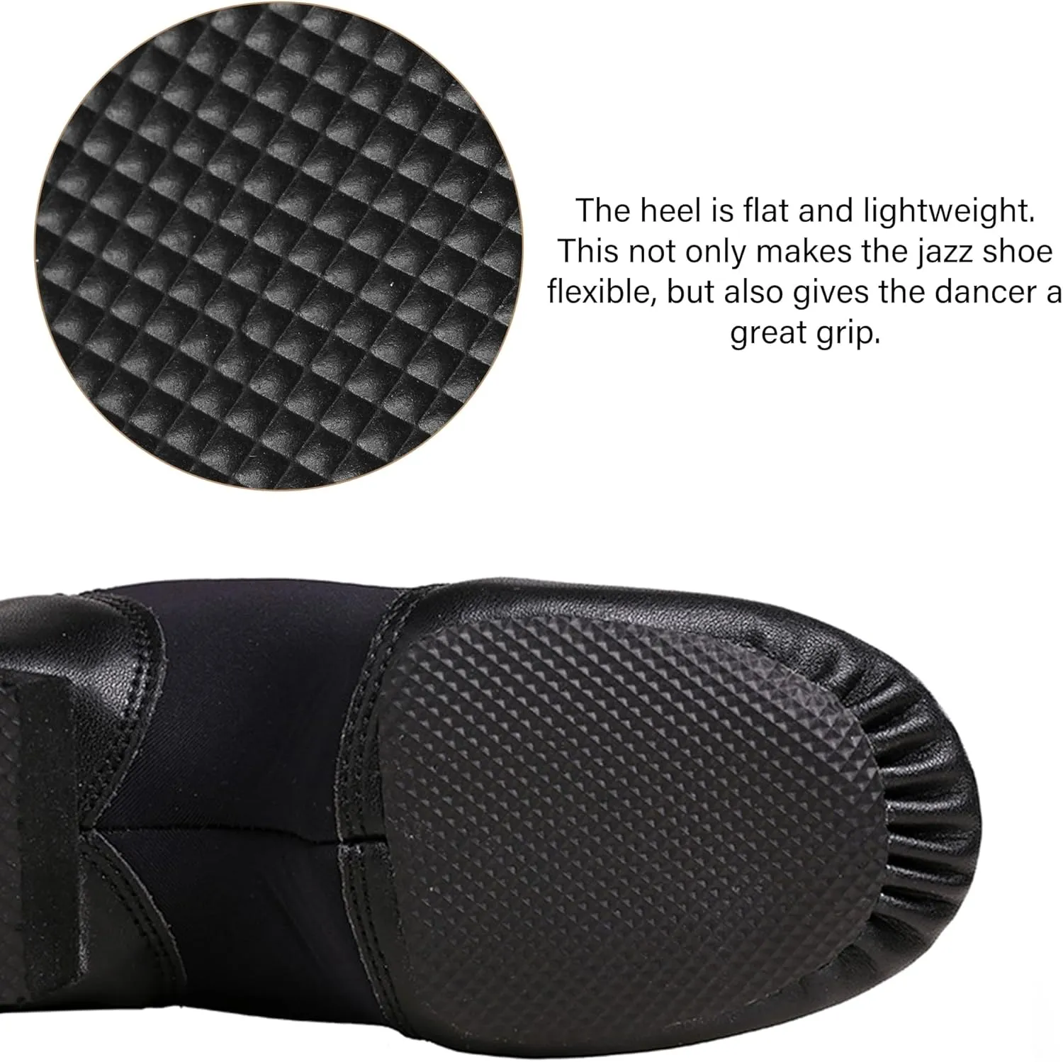 Stelle Jazz Shoes for Girls Boys Leather Unisex Slip-On Dance Shoes (Toddler/Little Kid/Big Kid)
