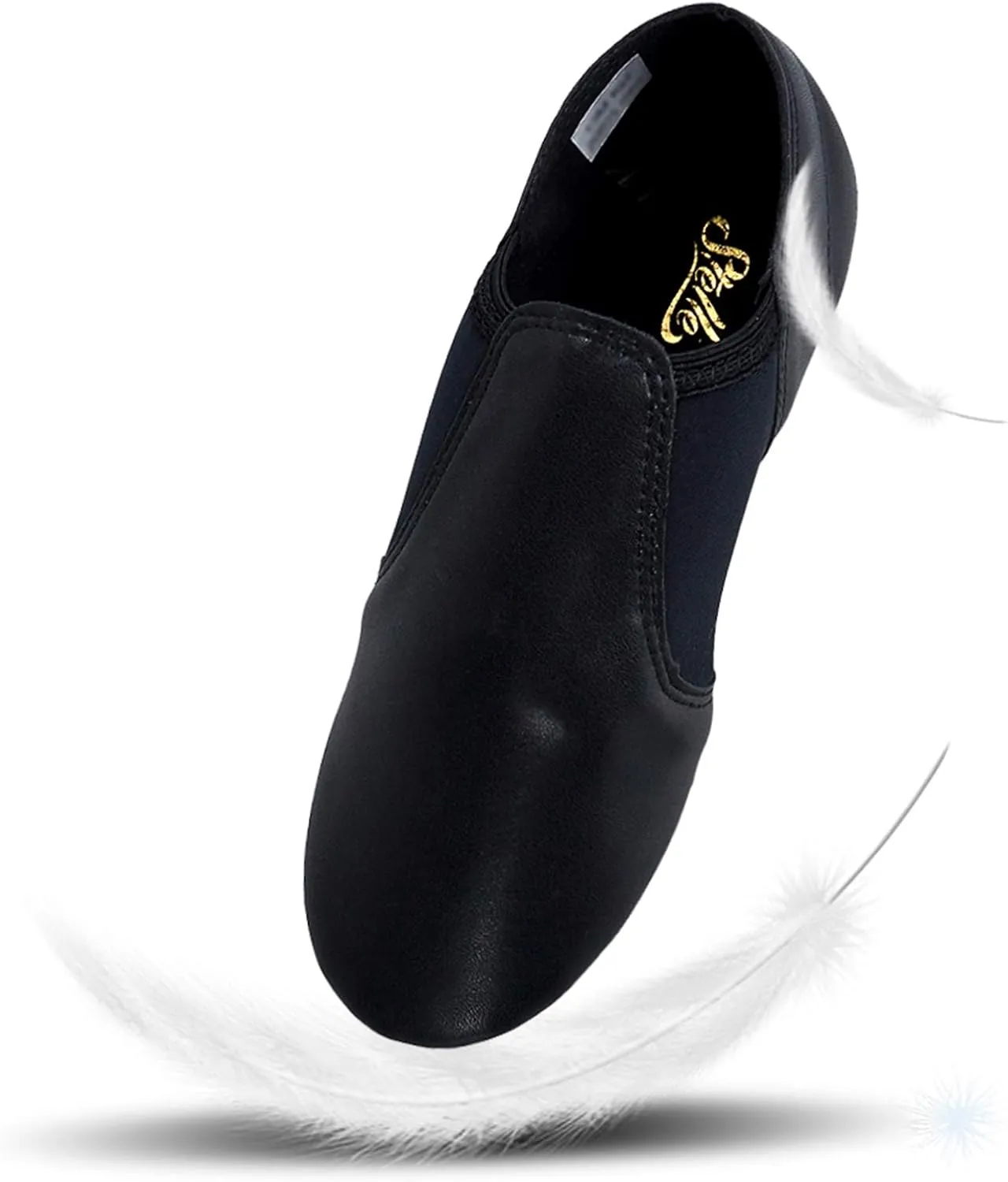 Stelle Jazz Shoes for Girls Boys Leather Unisex Slip-On Dance Shoes (Toddler/Little Kid/Big Kid)