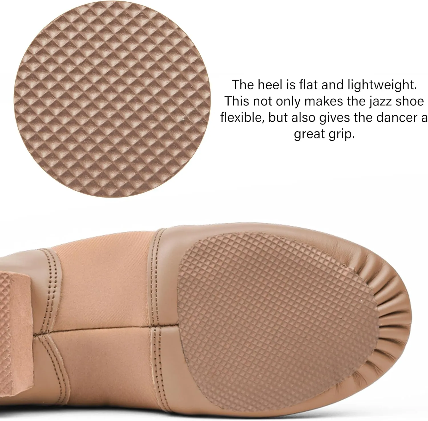 Stelle Jazz Shoes for Girls Boys Leather Unisex Slip-On Dance Shoes (Toddler/Little Kid/Big Kid)