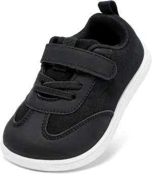 STQ Toddler Girls Boys Wide Toe Barefoot Shoes Kids Walking Tennis Comfort Sneakers Lightweight Breathable Gym Shoe
