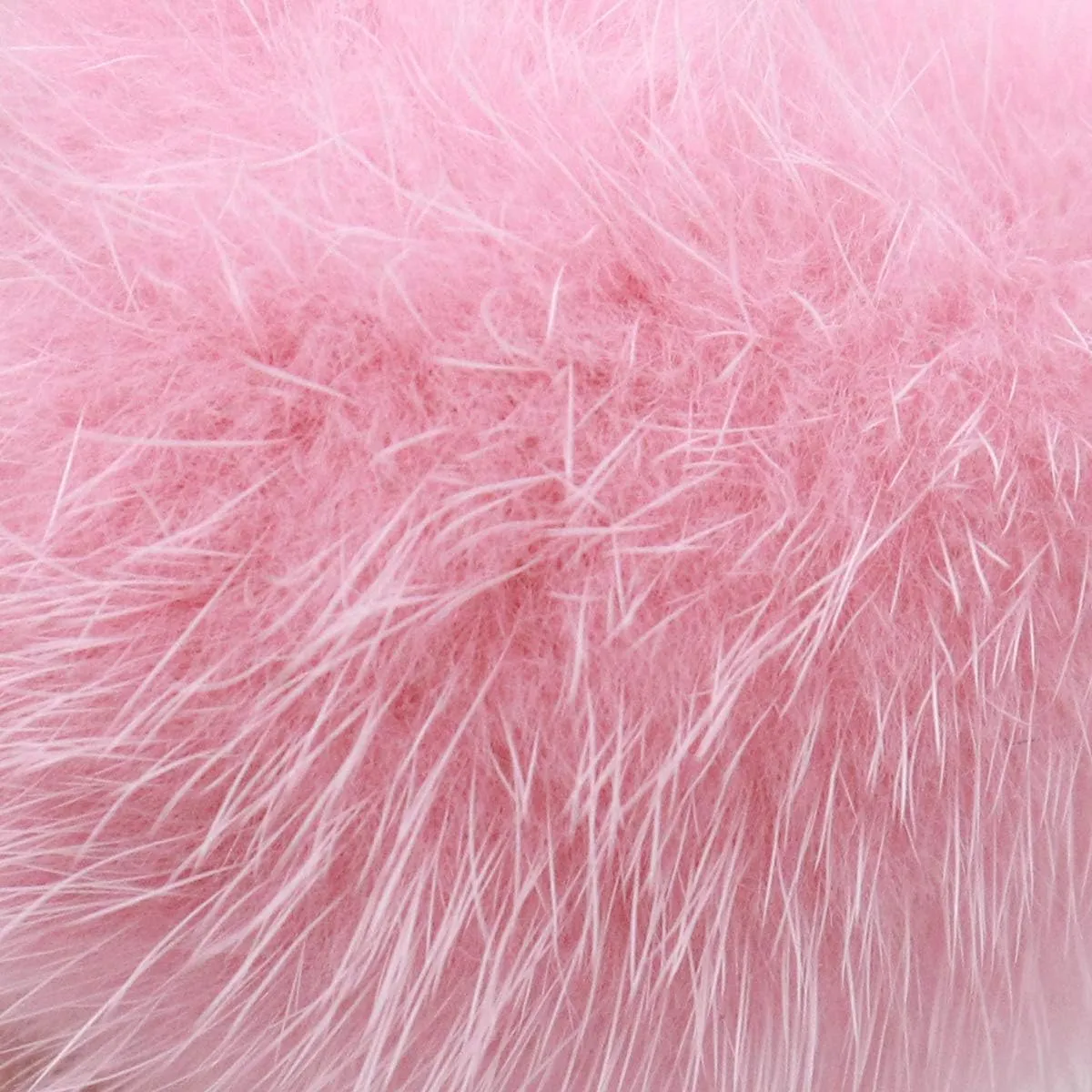 surell - Luxury Shearling Winter Slipper-Shaped Shoe Keychain with Genuine Mink Fur Trim - Fashion Lover's Bag Purse Charm