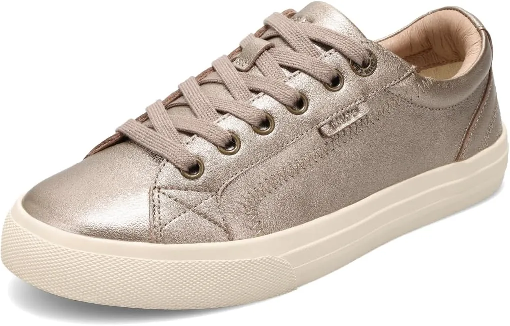 Taos Plim Soul Lux Women's Sneaker - Soft Premium Leather Lace Up Sneakers with All Day Walking Comfort and Support