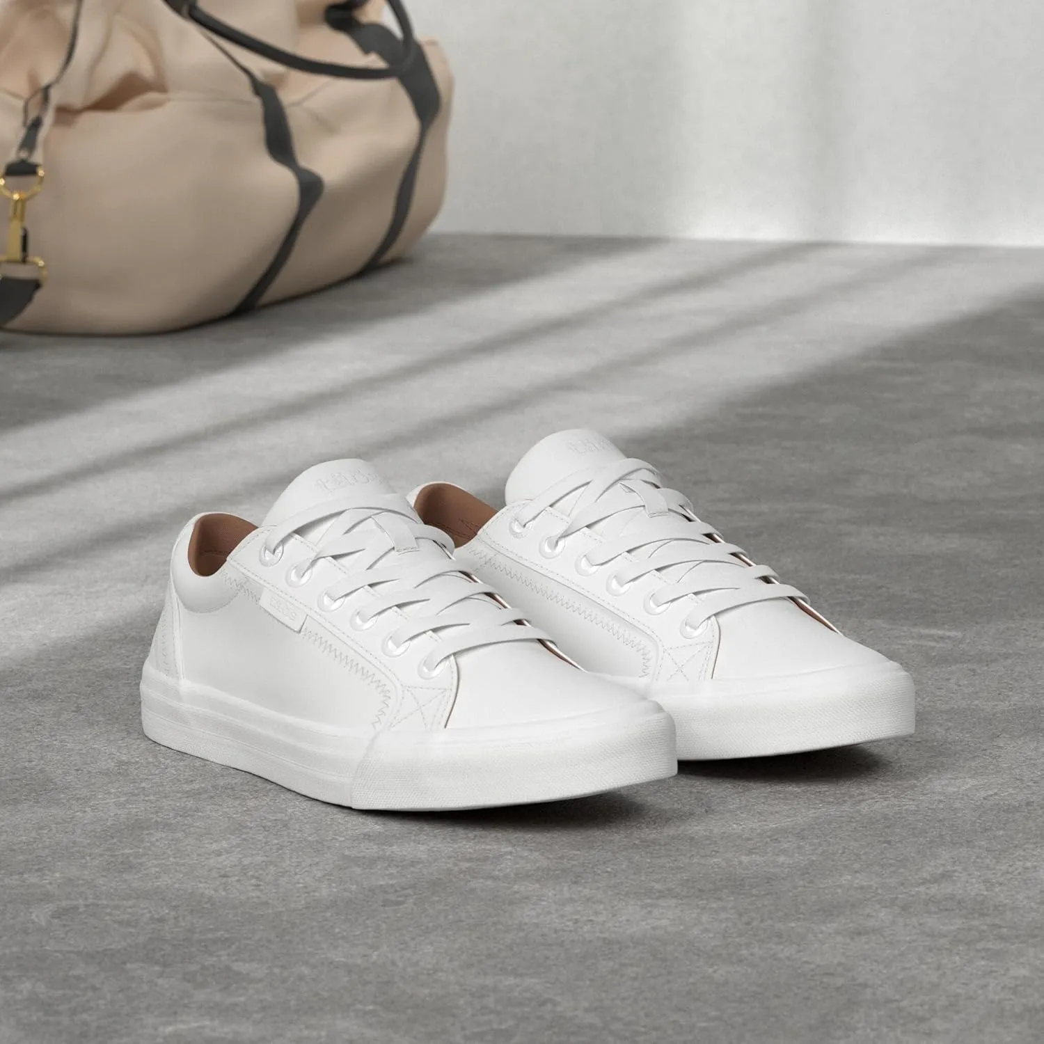 Taos Plim Soul Lux Women's Sneaker - Soft Premium Leather Lace Up Sneakers with All Day Walking Comfort and Support