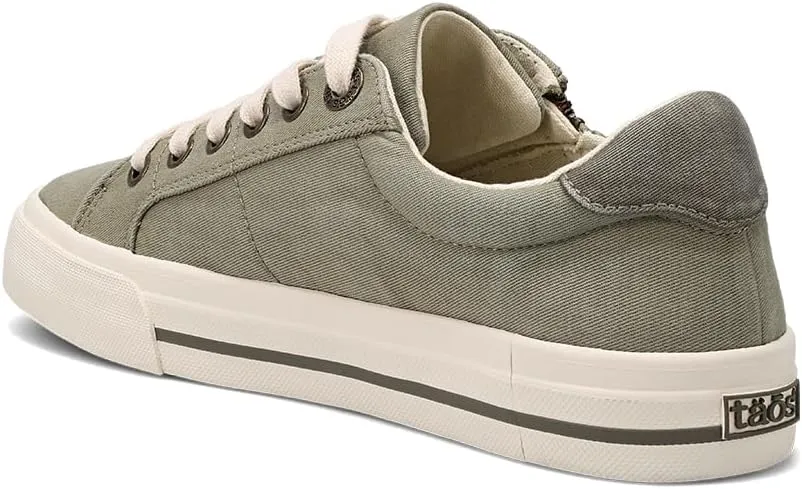 Taos Z Soul Women's Sneaker - Stylish Platform Sneaker with Removable Footbed, Arch Support, Premium Cushioning, Lace-Up Adjustability, and Easy Access Zipper