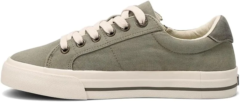 Taos Z Soul Women's Sneaker - Stylish Platform Sneaker with Removable Footbed, Arch Support, Premium Cushioning, Lace-Up Adjustability, and Easy Access Zipper