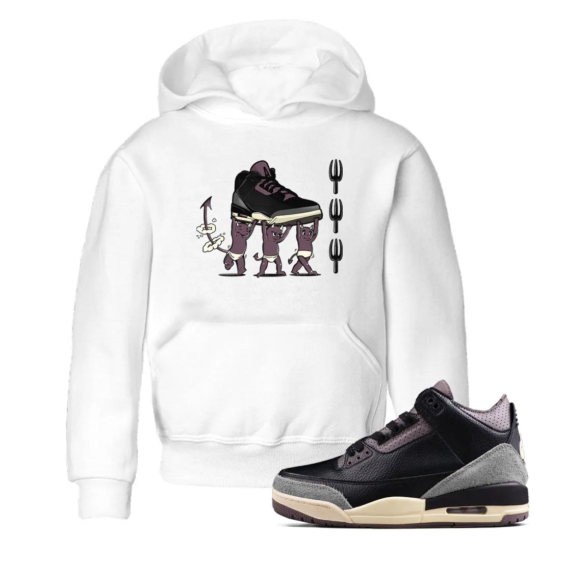 Tees A Ma Trusted reviews Easy-to-use Air Sneaker x SNRT - Jordan Maniere Kids Devil Babies Black 3