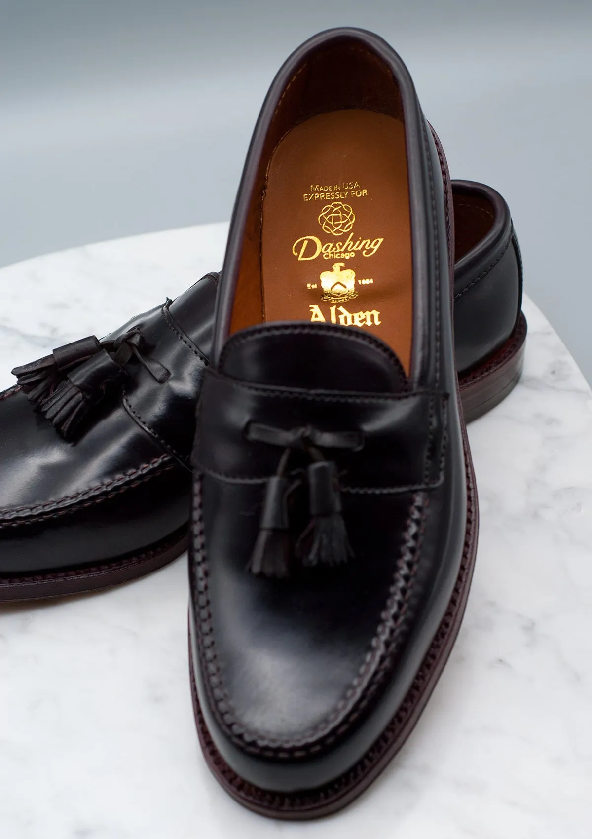 The Field's - LHS Color 8 Shell Cordovan Tassel Loafer D1224