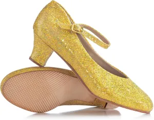 Theatricals Womens Starlite 1.5" Glitter Character Shoes