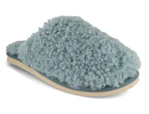 Thies Slipper | Fluffy Shearling, Ice