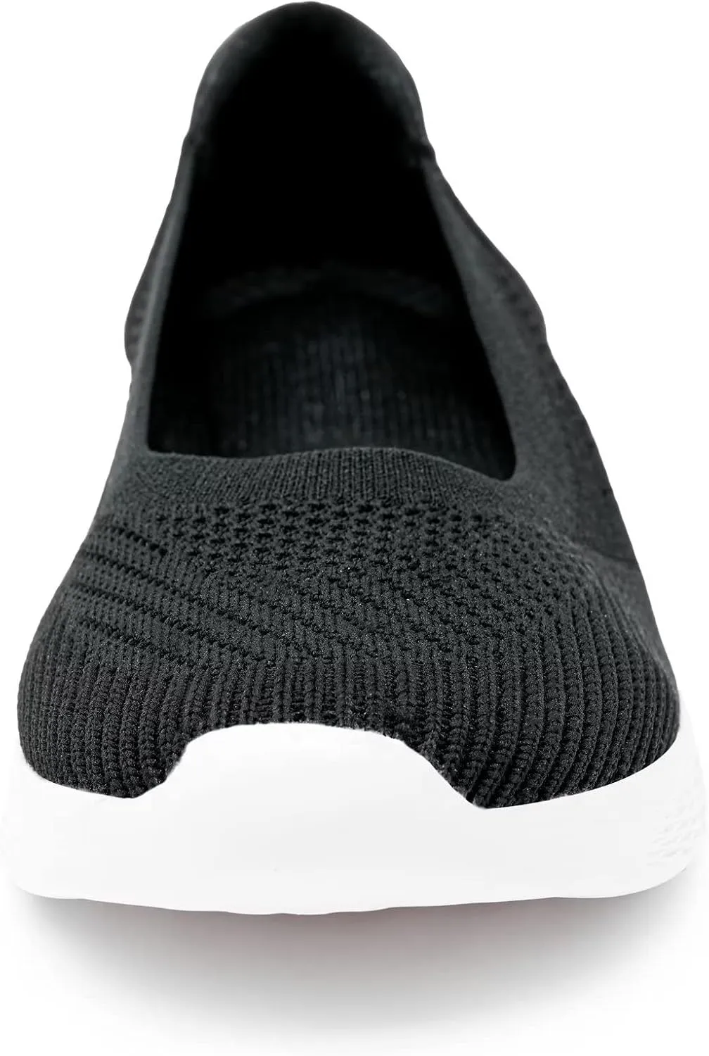 TIOSEBON Women's Comfortable Loafer Low-Top Flat Ultra Memory Foam Mesh Slip-On Walking Shoes