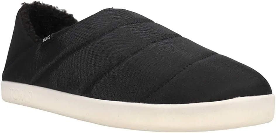 TOMS Mens Ezra Faux Fur Scuff Casual Slippers Casual - Grey