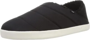 TOMS Mens Ezra Faux Fur Scuff Casual Slippers Casual - Grey